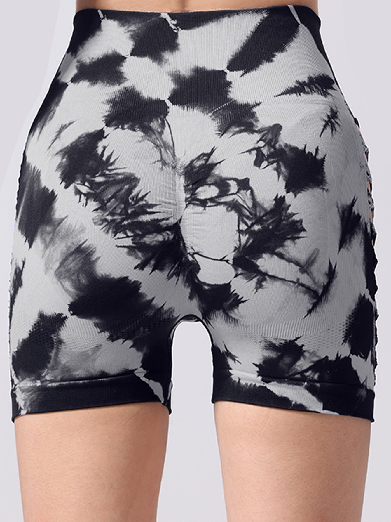 4 Pack High-Waisted Yoga Shorts For Women, Fitness Leggings, Moisture-Wicking, Breathable And Stretchy